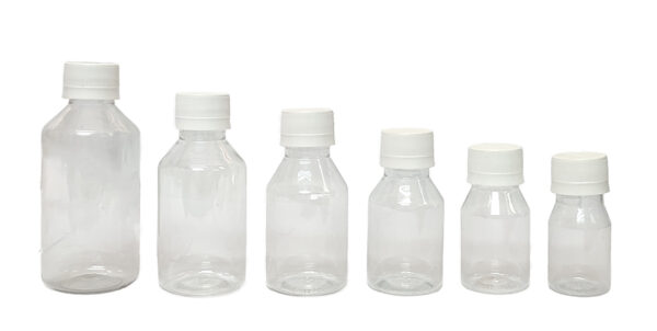 Botella Plastica Transparente 250Ml Pe