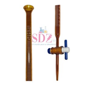 Bureta Recta Ambar 10Ml, Clase A