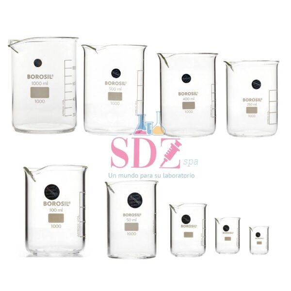 Vaso precipitado de vidrio 100ml FB